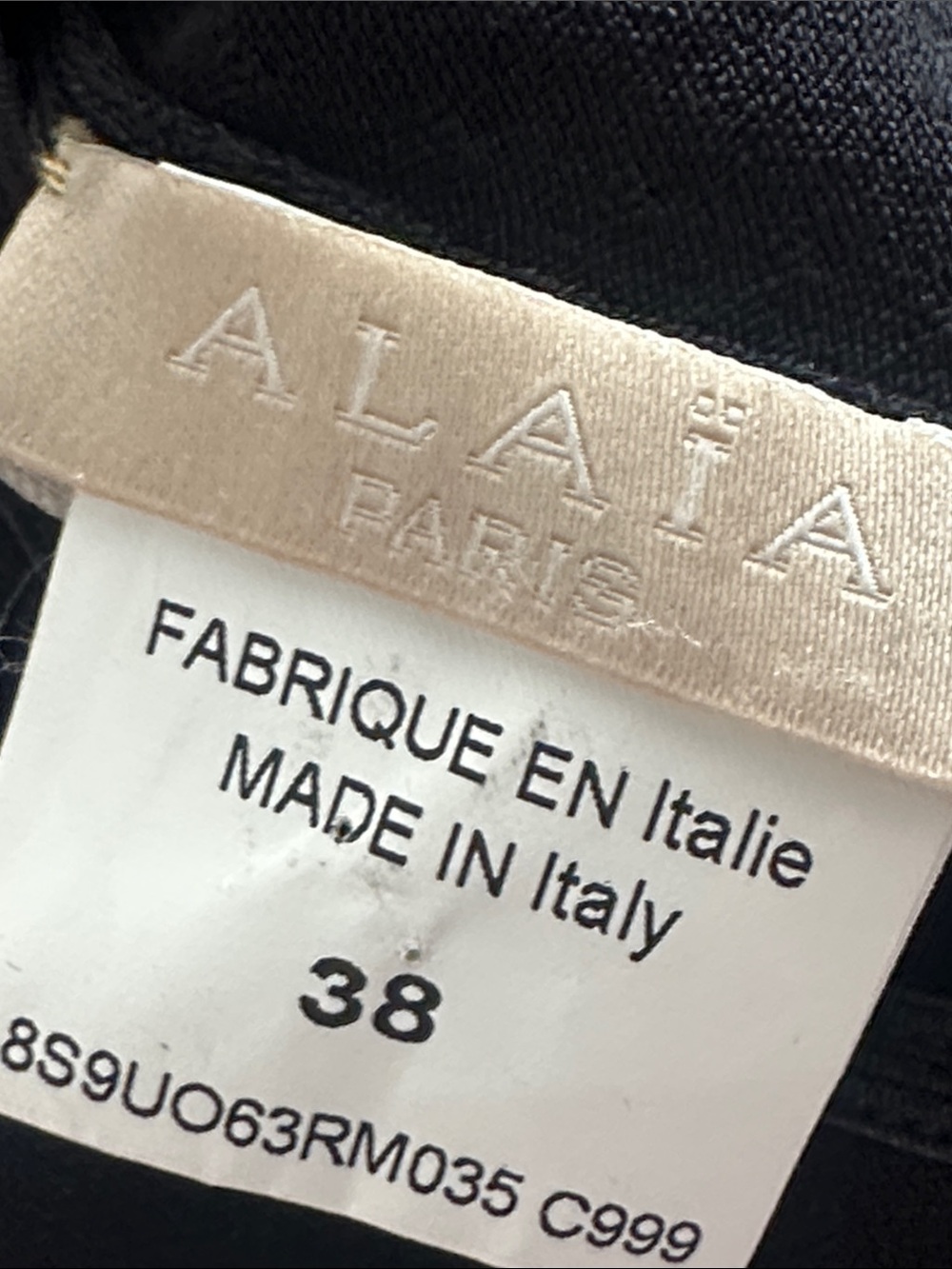 ALAIA Paris soft black thong bodysuit 38
M - Picture 9 of 10
